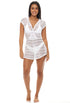 CROSSOVER SLEEVELESS HOODIE ROMPER - ARROW CHEVRON